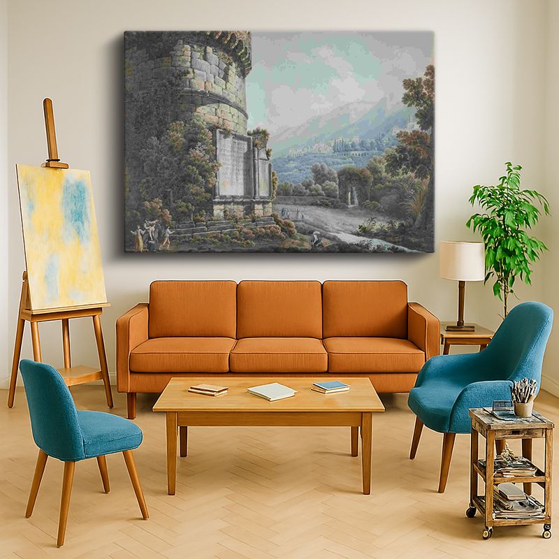 Ressam Kanvas Tablo 312